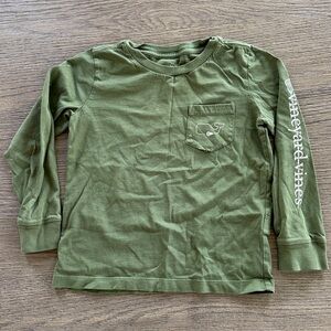 Kids White Long Sleeve Shirt